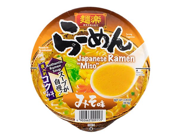 Hikari Menraku Japanische Miso Ramen Cup 90.9g