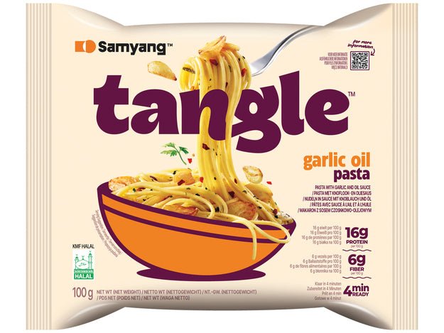 Samyang Tangle Pasta mit Knoblauch und Öl 100g