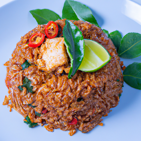 Khao Pad Kra Pao (ข้าวผัดกระเพรา) – Gebratener Reis mit Basilikum image
