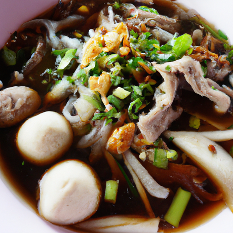 Kuay Tiew Nam (ก๋วยเตี๋ยวน้ำ) – Thailändische Nudelsuppe image