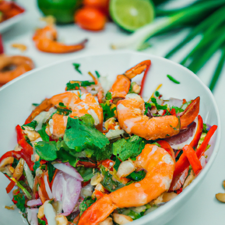 Yum Woon Sen (ยำวุ้นเส้น) – Glasnudelsalat mit Garnelen image