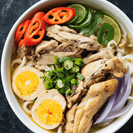 Bún Thang – Hanoi-Style Nudelsuppe mit Ei und Hühnerfleisch - RamenHeaven