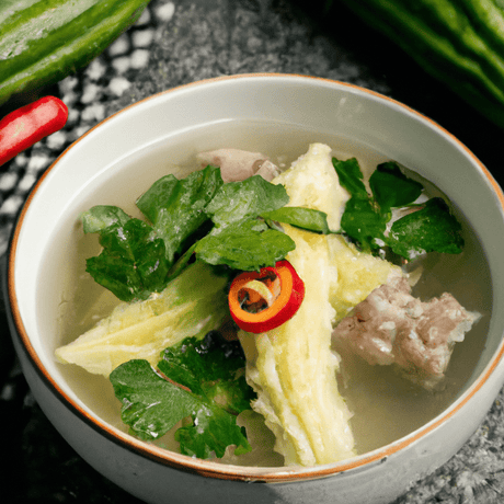Canh Khổ Qua – Bittermelonensuppe mit Hackfleisch - RamenHeaven