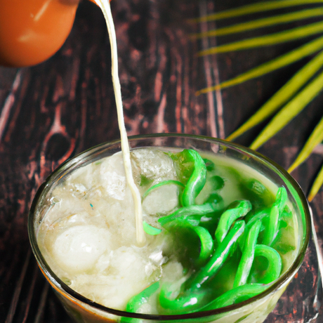 Es Cendol: Eisgetränk mit Pandan-Nudeln und Palmzucker - RamenHeaven