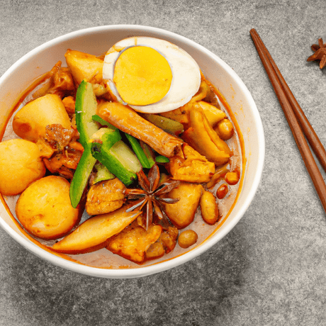 Mee Rebus – Eiernudeln in süß-scharfer Soße - RamenHeaven