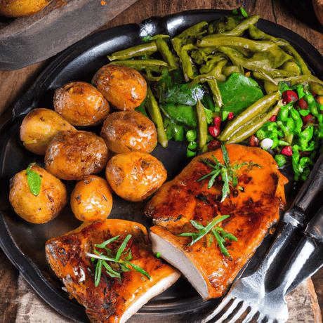 Mit Honig gegrillte Schweinekoteletts - RamenHeaven