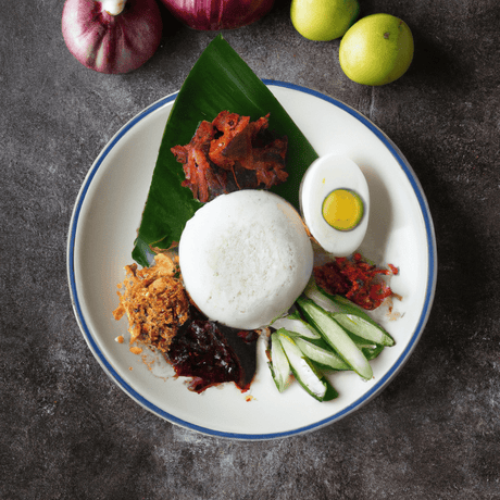 Nasi Lemak – Nationalgericht mit Kokosreis, Sambal & Beilagen - RamenHeaven