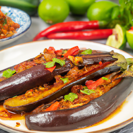 Terong Balado: Auberginen in scharfem Chili-Sambal - RamenHeaven