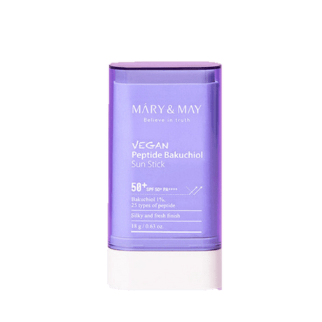 MARY&MAY Vegan Peptide Bakuchiol Sun Stick Spf50+ Pa++++ 18g